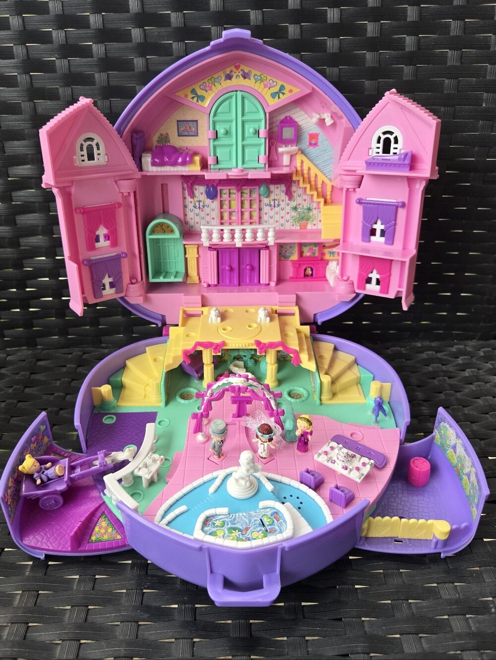 💍 VTG 1994 Polly Pocket Wonderful Wedding Party 99% Complete Set